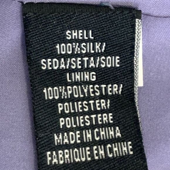 Tibi Dress Women Sleeveless Mini Flare Silk Sundress Pleats Solid Purple 4 Small - Picture 9 of 9